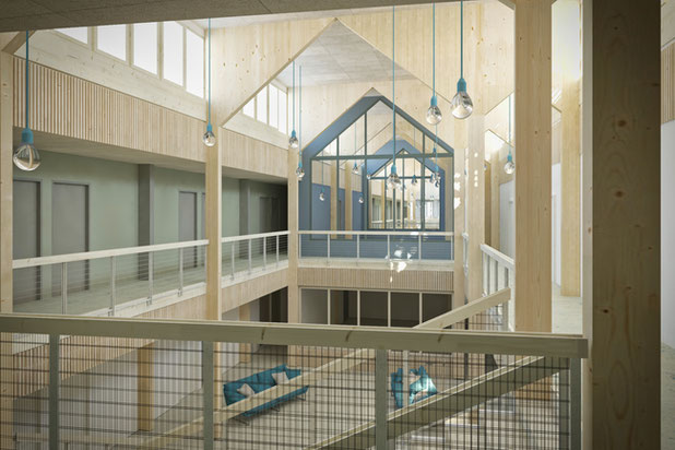 atrium-agrandissement_extension-bureaux-Saint-Lô