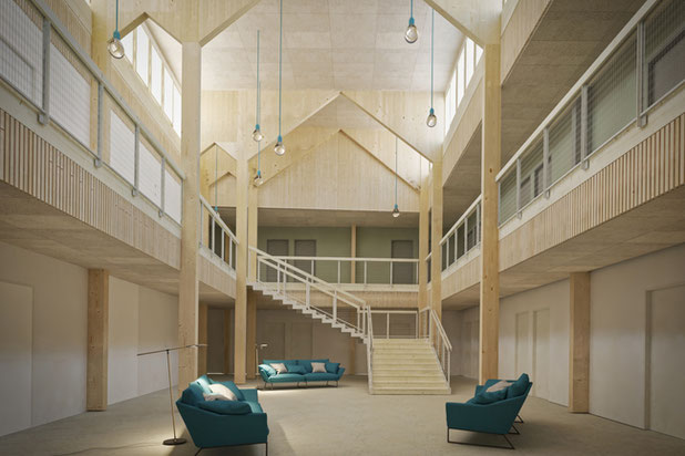 atrium-agrandissement_extension-bureaux-Saint-Lô