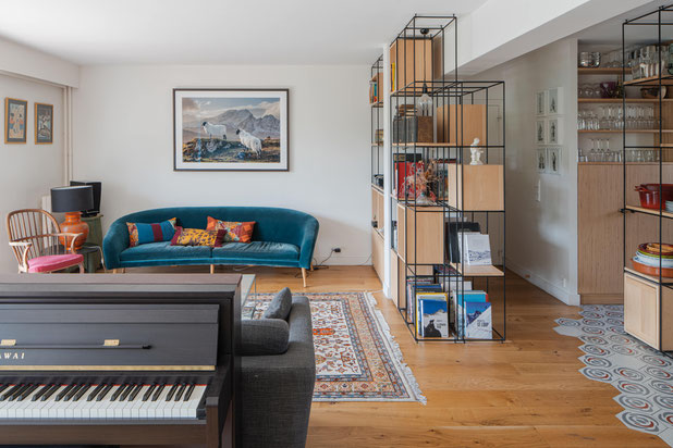Vue sur le salon-amenagement-logement-Paris