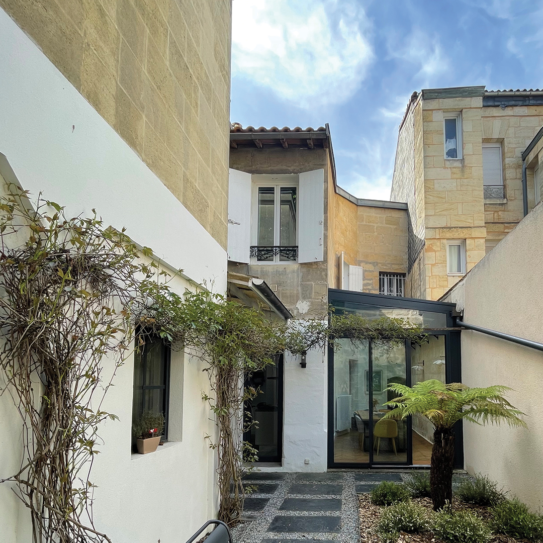 Extension d'une échoppe bordelaise - Roger Allo – extension de maison Indre-et-Loire