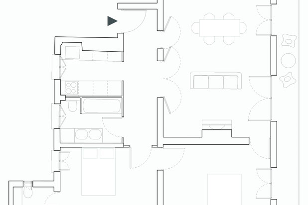 Plan existant-renovation-appartement-Paris