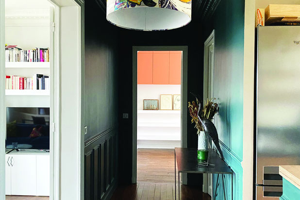 Vue de l'entrée-renovation-appartement-Paris