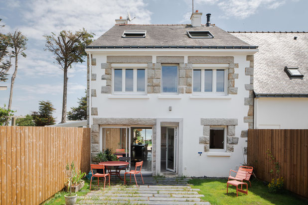 Vue de la façade-renovation-maison-Saint-Pierre-Quiberon