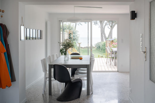 Vue de la salle à manger-renovation-maison-Saint-Pierre-Quiberon