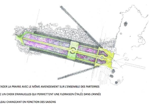 Plan masse-amenagement-espaces_exts-Épinay-Champlâtreux