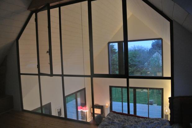 Vu de la verrière-construction-maison-Saint-Briac-sur-Mer