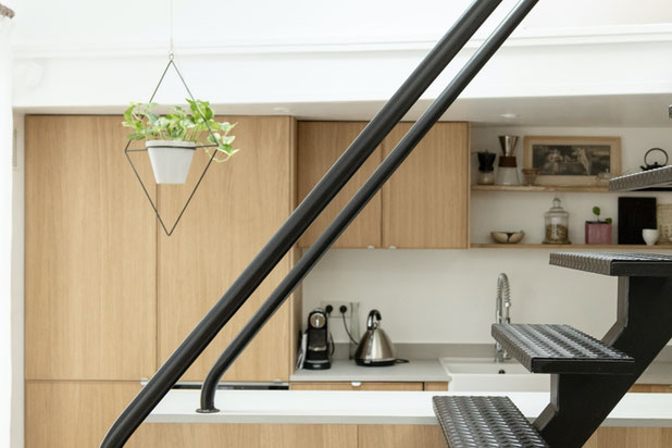 Escalier métallique-amenagement-maison-Saint-Ouen-sur-Seine