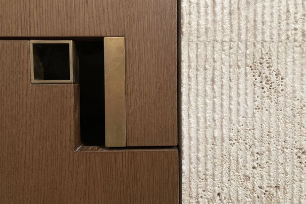 Détail du rangement sur mesure-renovation-appartement-Viterbo