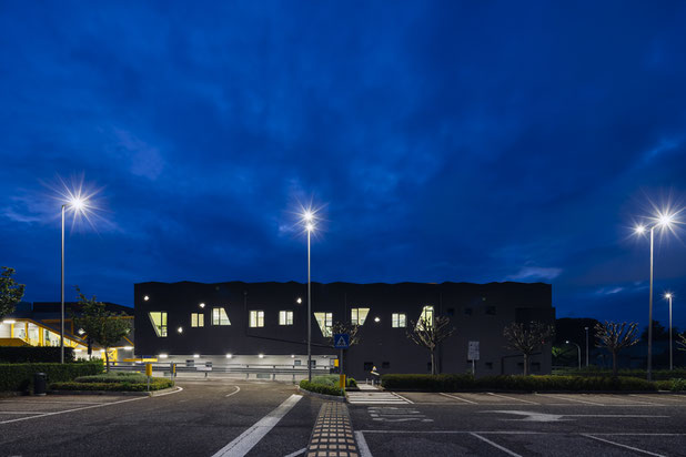Vue de la façade-construction-bureaux-Viterbo