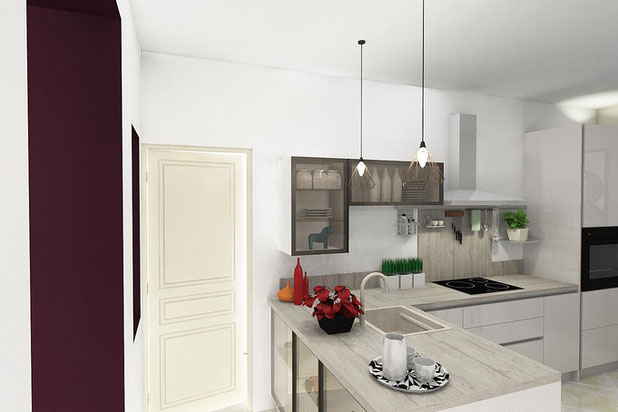 Une cuisine pleine de Lumière-renovation-maison-La Rochelle