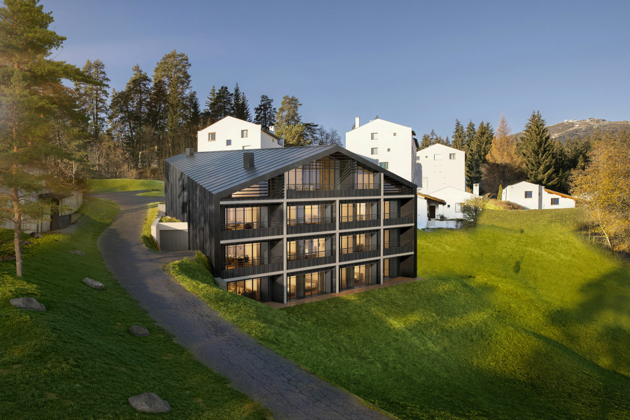 Flims, Suisse - AW² – construction d'immeuble Saint-Martin Flims, Suisse - AW² – construction d'immeuble Saint-Martin