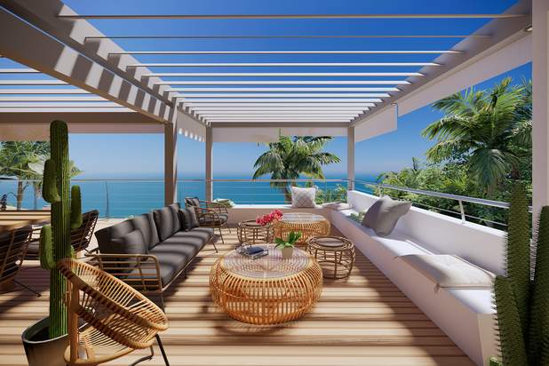 Salon / RDC Terrasse-renovation-maison-Les Avirons