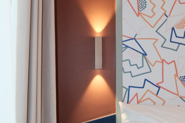 Détail tête de lit _ second étage-renovation-hotel-Paris