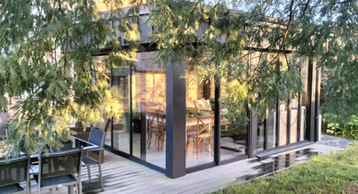 Extensions de maison individuelle Maëlle Le Dantec E.I. Architecte CNOA Photo d'un projet de Agrandissement Extension Extension à Dinard
