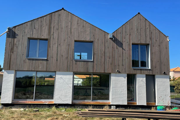 facade jardin-construction-maison-Clisson
