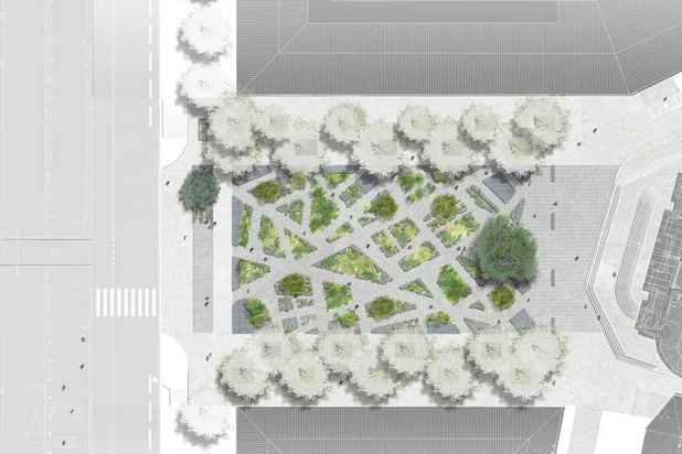 Plan masse du jardin-amenagement-autre-Paris