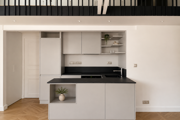 Cuisine sur mesure-renovation-appartement-Paris