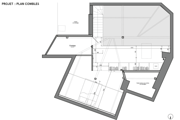 Plan mezzanine-renovation-appartement-Paris