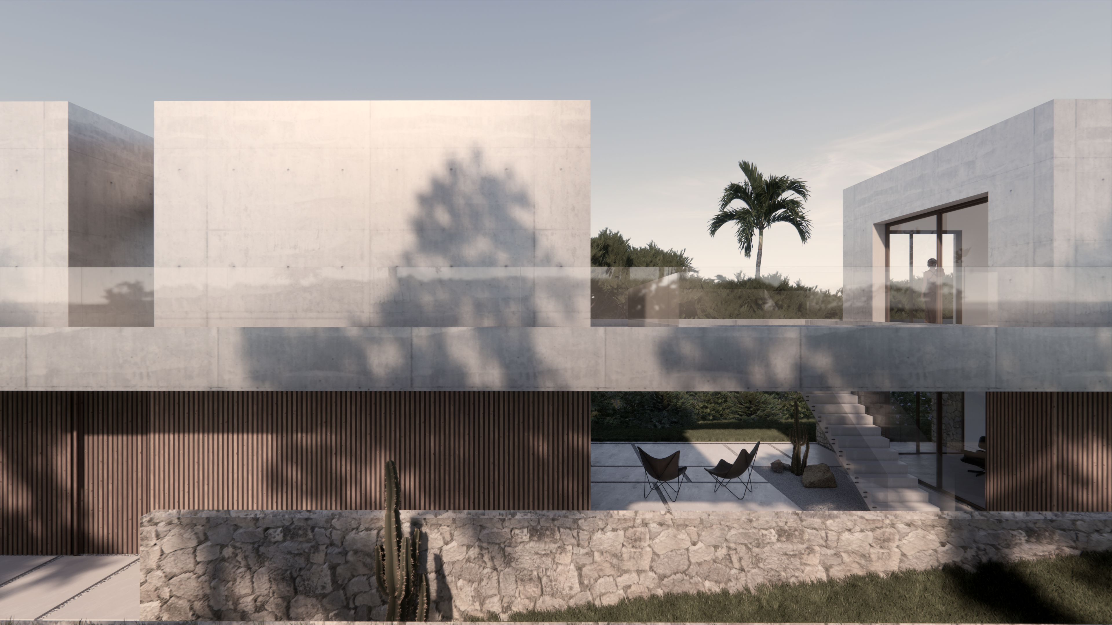 Maison en Béton sur les hauteurs de Nice – construction de maison neuve Alpes-Maritimes