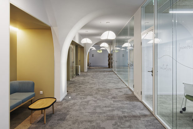 Projet - Circulations-rehabilitation-bureaux-Hauts-de-Seine