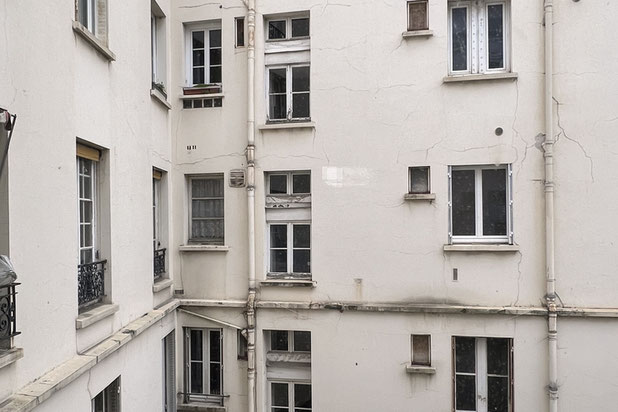 Etat existant - Cour-renovation-immeuble-Saint-Mandé
