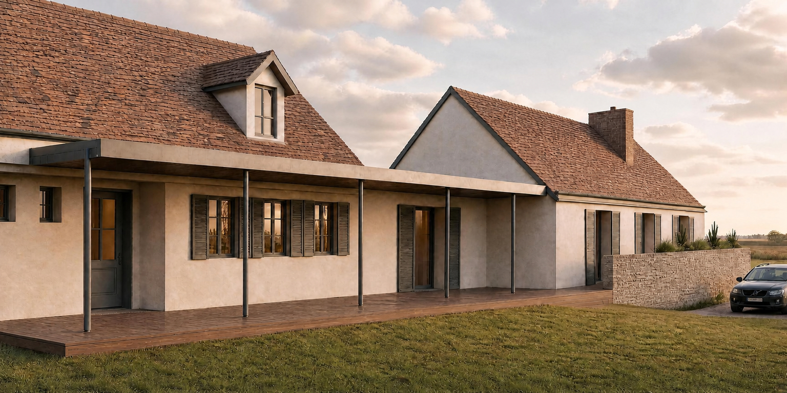 Vexin - Extension ++ – extension de maison Eure Vexin - Extension ++ – extension de maison Eure