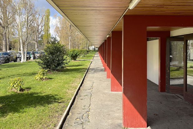 Circulation piétonne-renovation-immeuble-Stains