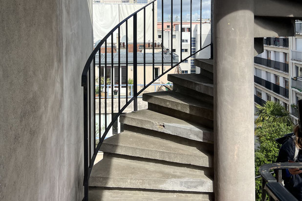 Etat Existant - Escalier extérieur-renovation-immeuble-Paris