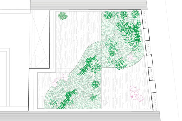 plan de toiture - en pleine nature-surelevation-immeuble-Paris