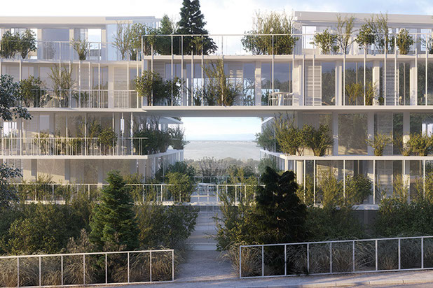 cadrage sur le paysage-construction-logement-Sète