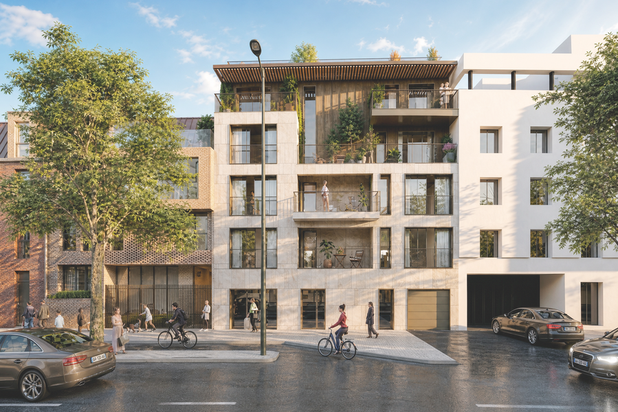 Vue sur rue-construction-logement-Bourg-la-Reine
