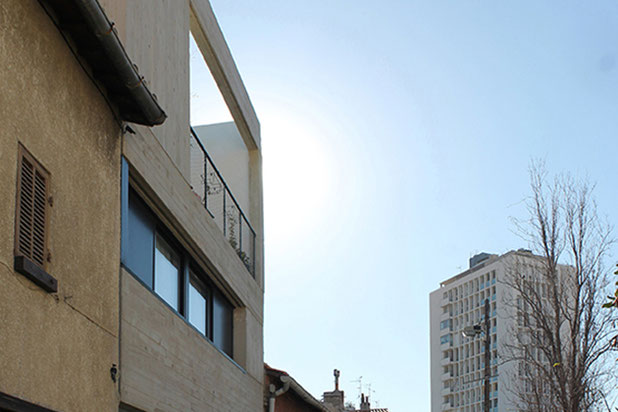 façade sur rue-construction-maison-Marseille