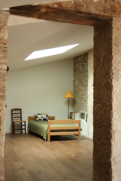 Ancien grenier transformé en dortoir-rehabilitation-maison-Aniane