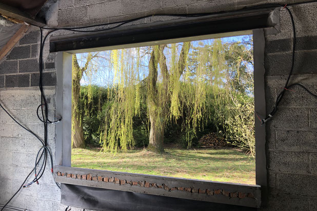 Ouverture pendant le chantier-rehabilitation-maison-Bondues