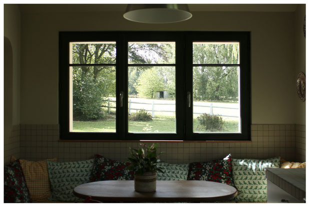 Vue vers la prairie-rehabilitation-maison-Bondues