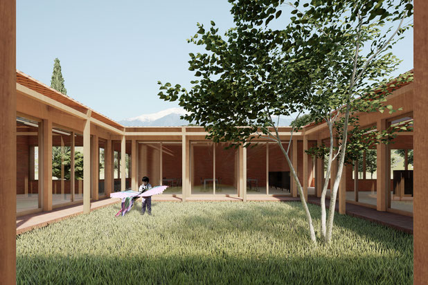 Patio-construction-equipement-Palau-del-Vidre