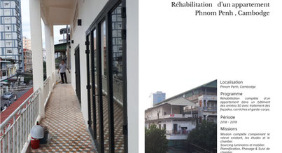 Photo d'un projet de Réhabilitation Appartement à Phnom Penh