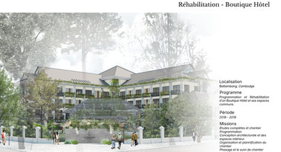 Photo d'un projet de Rénovation Hôtel à Battambang