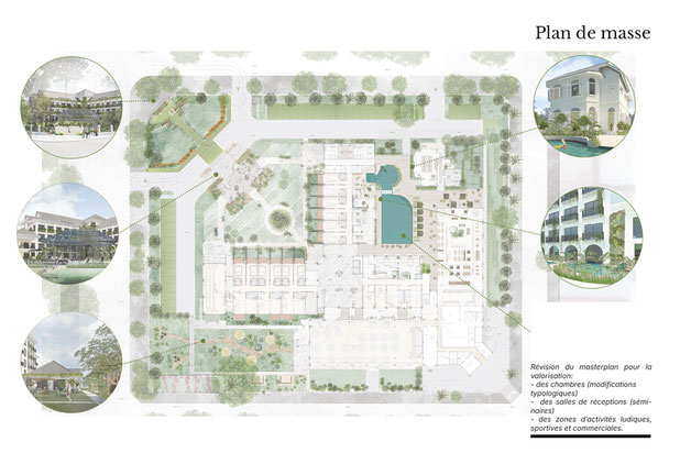 Masterplan du nouveau projet-renovation-hotel-Battambang