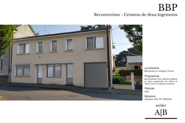 Façade principale-renovation-maison-Beaupréau-en-Mauges