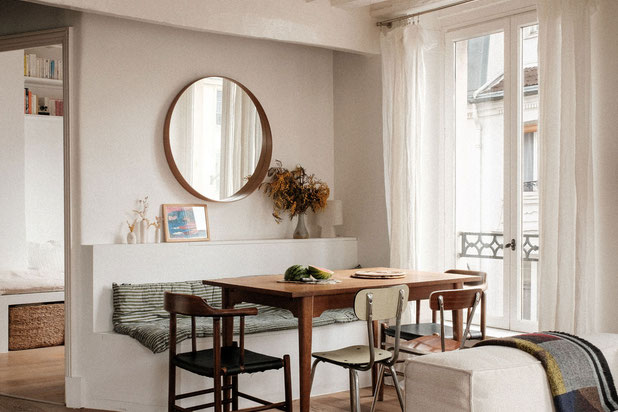 Coin repas-renovation-appartement-Paris