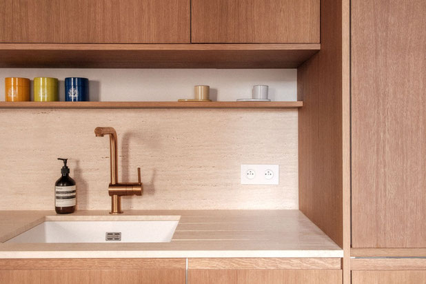Zoom sur plan de travail-renovation-appartement-Paris