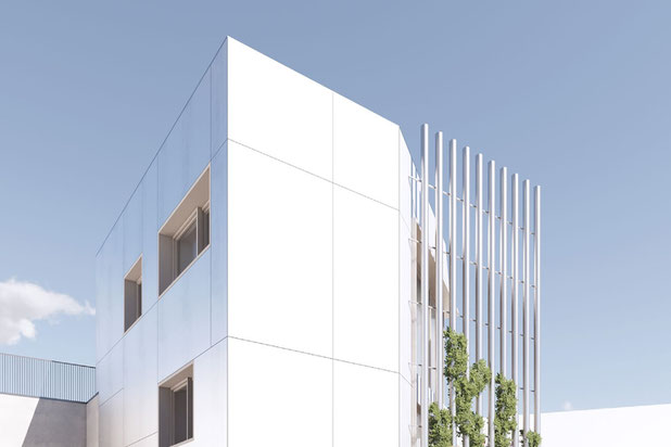 Façade sur cour-surelevation-appartement-Paris
