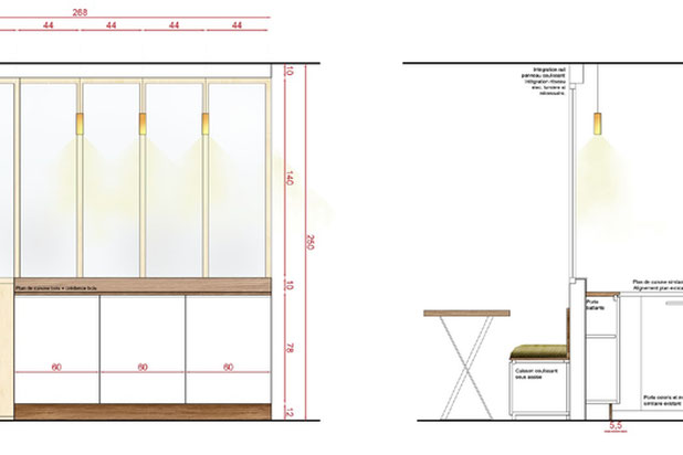 Coupes cuisine-renovation-appartement-Paris