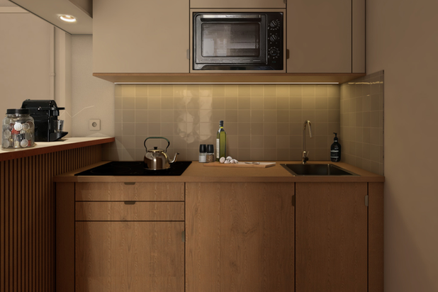 Cuisine rénovée-renovation-appartement-Paris