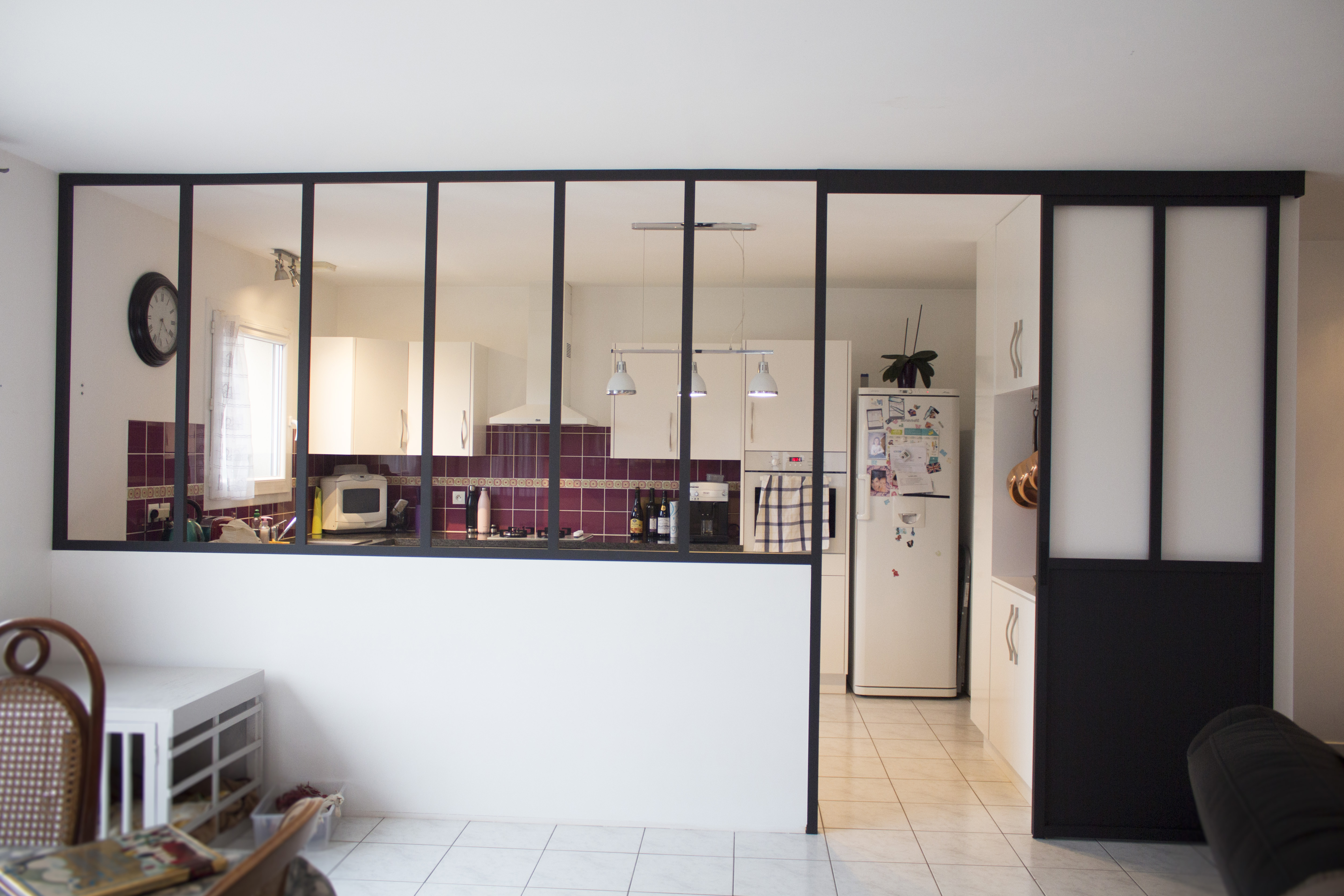 Réaménagement entrée et cuisine – rénovation de maison Haut-Rhin