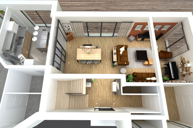 Visualisation 3D-amenagement-maison-Haute-Goulaine