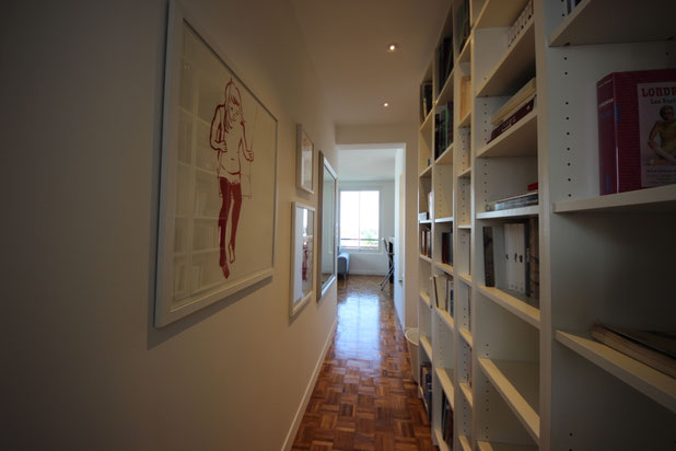 couloire et enduit fin-renovation-appartement-Nantes