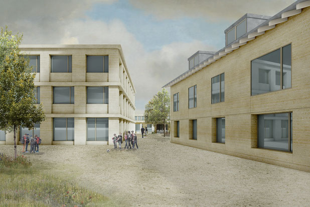 Vers la cour-construction-equipement-Champagne