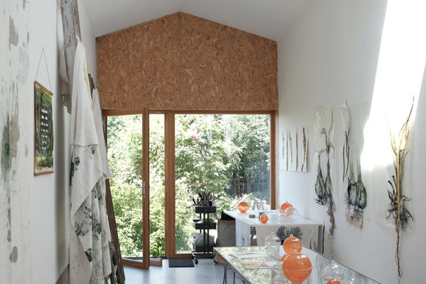 Espace de travail de l'artiste-construction-extension-Sucy-en-Brie